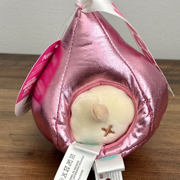 ANIROLLZ X Puppy Dog PUPPIROLL Metallic Hershey Kisses Plush Pink Stuffed NWT - Picture 8 of 10